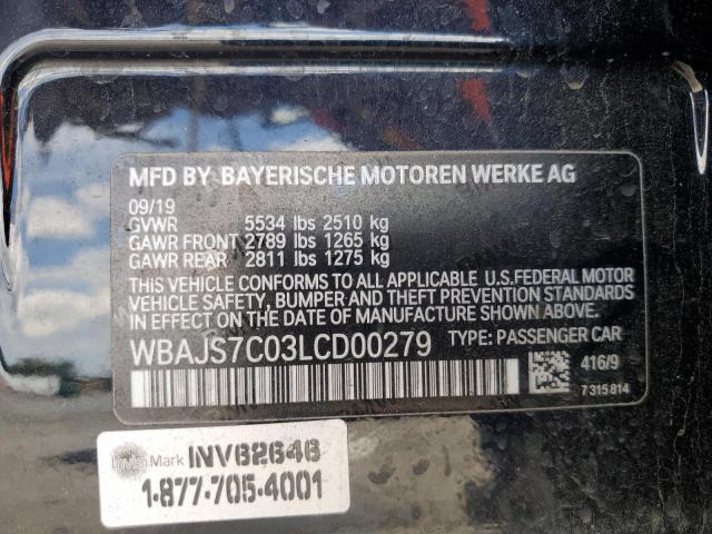 2020 BMW M550XI - WBAJS7C03LCD00279