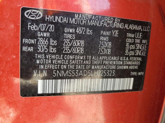 2020 HYUNDAI SANTA FE L - 5NMS53AD5LH225323