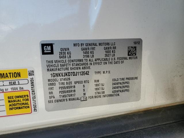 2013 CHEVROLET TRAVERSE L - 1GNKVJKD7DJ112642