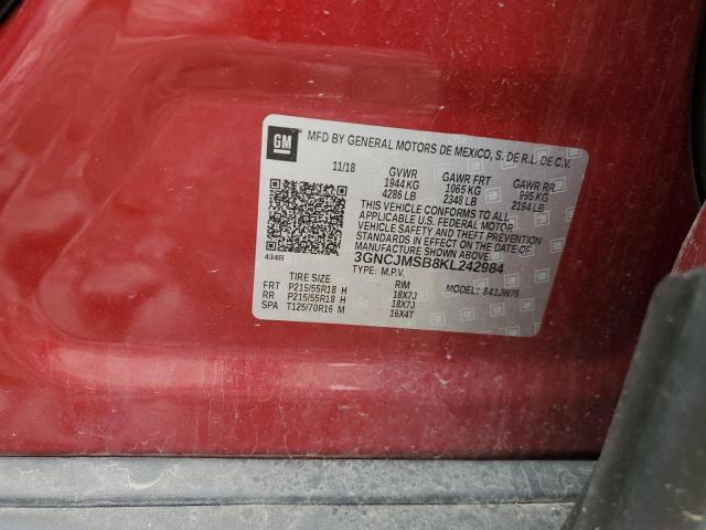 2019 CHEVROLET TRAX PREMI 3GNCJMSB8KL242984