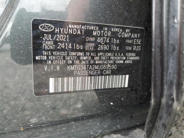 2022 GENESIS G70 BASE - KMTG34TA2NU089590