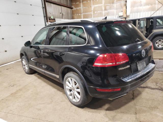 VOLKSWAGEN TOUAREG V6 2014 black 4dr spor gas WVGEF9BP0ED006640 photo #3