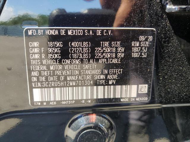 2021 HONDA HR-V SPORT 3CZRU5H12MM701304