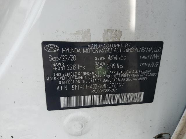 2021 HYUNDAI SONATA LIM - 5NPEH4J27MH076197