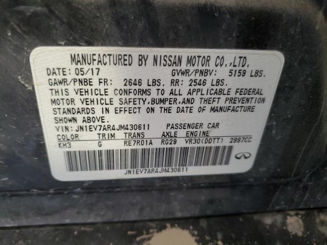 2018 INFINITI Q50 LUXE - JN1EV7AR4JM430611