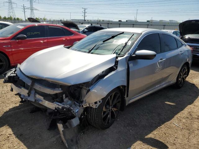 HONDA CIVIC SPOR 2020 silver  gas 2HGFC2F83LH535593 photo #1