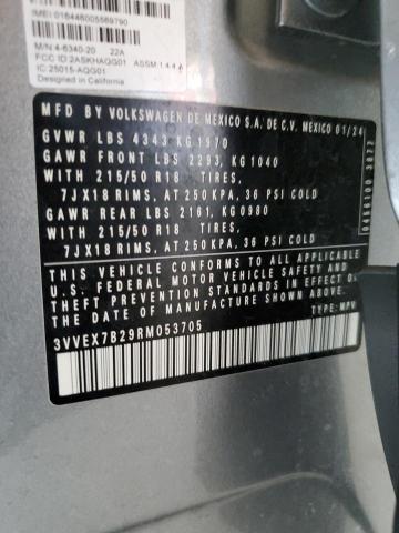 2024 VOLKSWAGEN TAOS SE - 3VVEX7B29RM053705