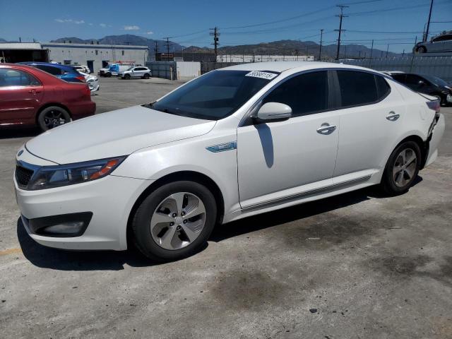 KIA OPTIMA HYB 2016 white  hybrid engine KNAGM4AD5G5095757 photo #1