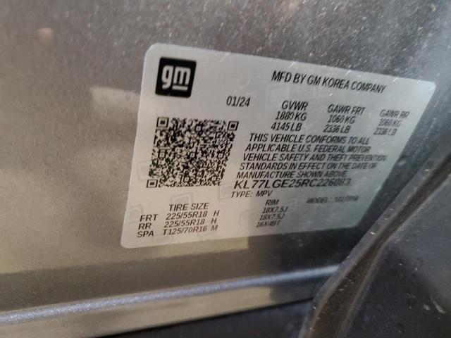 2024 CHEVROLET TRAX 1RS - KL77LGE25RC226083
