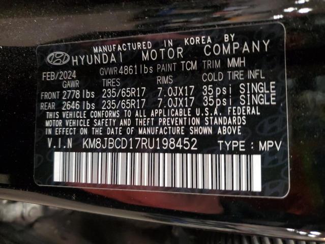 2024 HYUNDAI TUCSON BLU - KM8JBCD17RU198452
