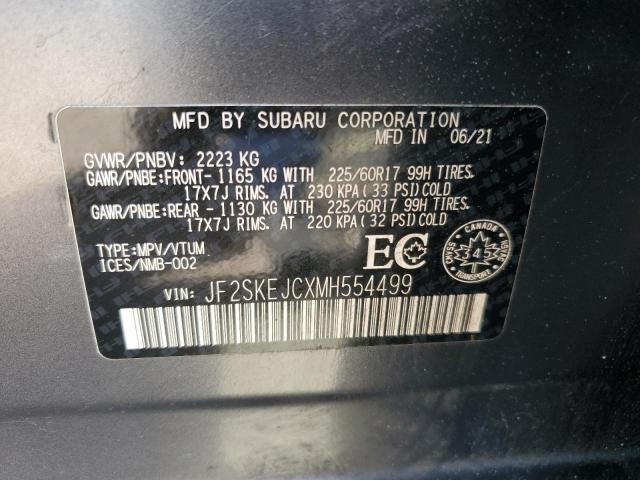 2021 SUBARU FORESTER T JF2SKEJCXMH554499