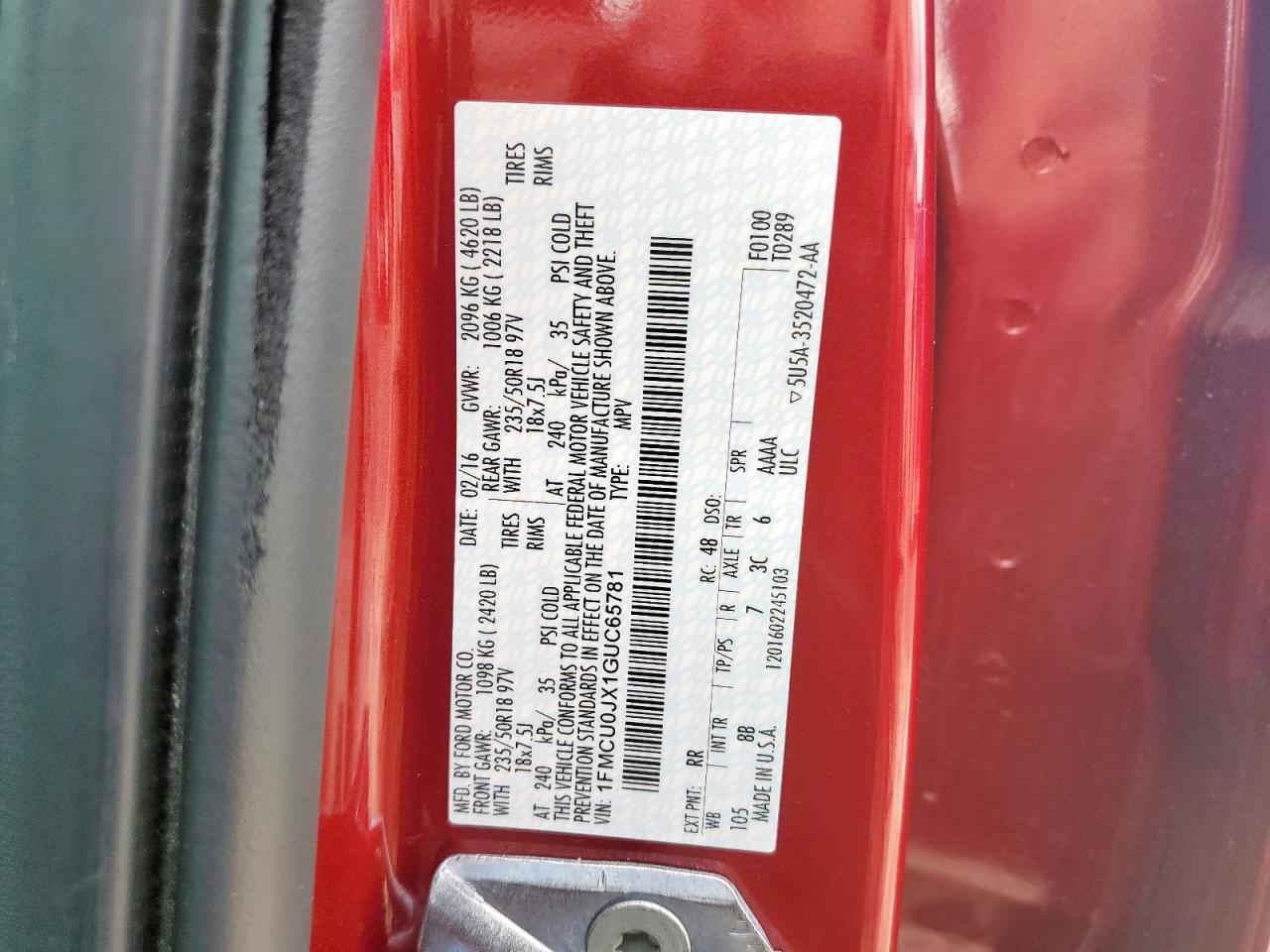 FORD ESCAPE TITANIUM