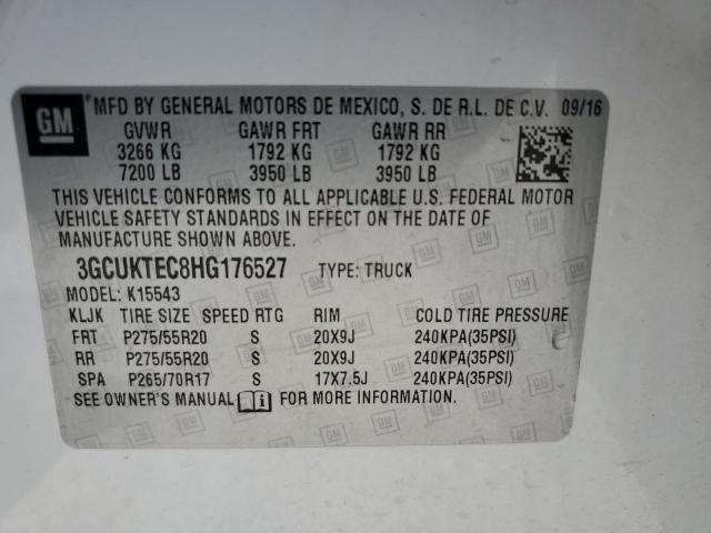 2017 CHEVROLET SILVERADO - 3GCUKTEC8HG176527