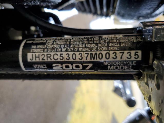 2007 HONDA VT750 C2 - JH2RC53037M003735