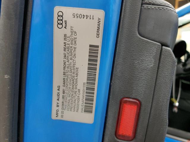 2022 AUDI A4 PREMIUM WAUEAAF44NN011335