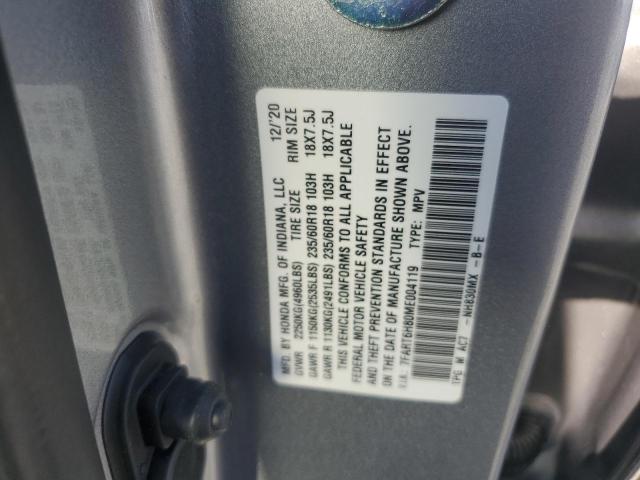 2021 HONDA CR-V EXL - 7FART6H80ME004119