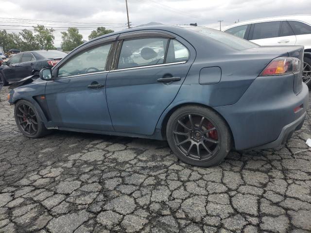 MITSUBISHI LANCER EVO 2014 gray sedan 4d gas JA32W8FV1EU023827 photo #3