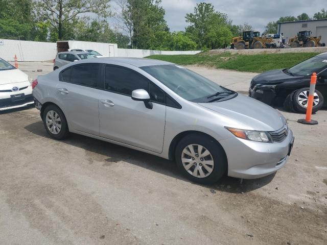 Vin: 2hgfb2f52ch608395, lot: 57495585, honda civic lx 20124