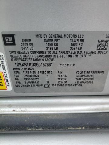 2016 GMC ACADIA DEN 1GKKRTKD3GJ157661