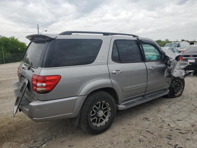 TOYOTA SEQUOIA LI 2004 silver  gas 5TDBT48A74S223966 photo #4