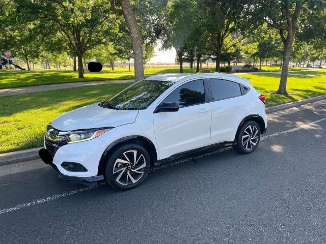 HONDA HR-V SPORT 2019 white  gas 3CZRU5H15KM721494 photo #3
