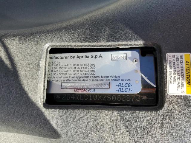 2002 APRILIA SR50 ZD4RLC10X2S000873