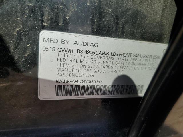 2016 AUDI A4 PREMIUM - WAUFFAFL7GN001057