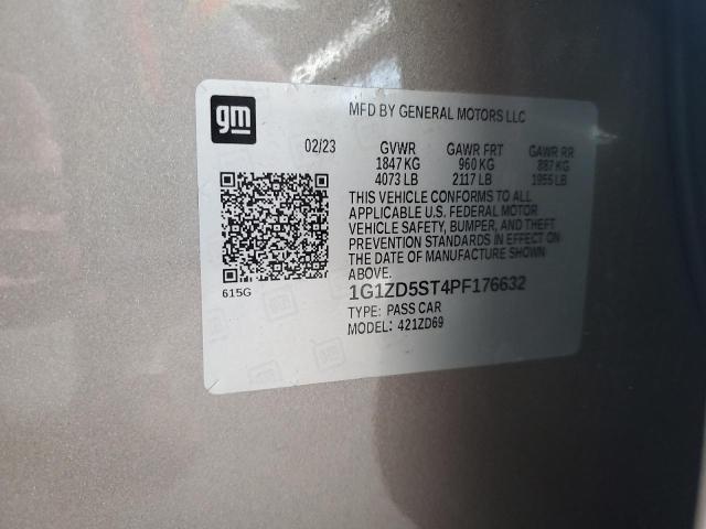 2023 CHEVROLET MALIBU LT - 1G1ZD5ST4PF176632