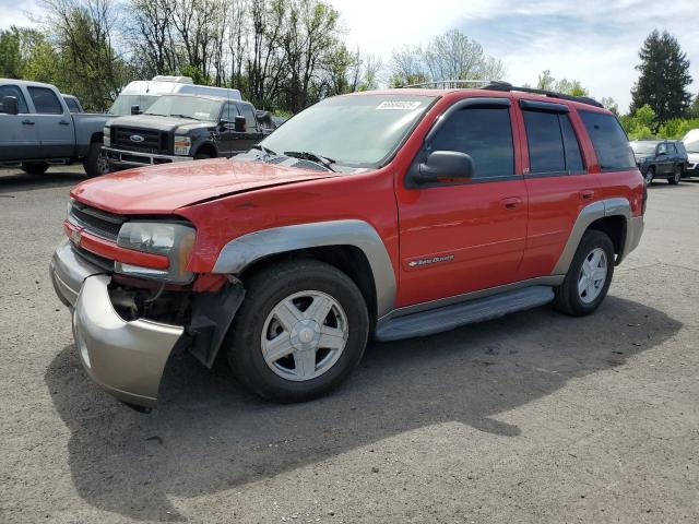CHEVROLET TRAILBLAZE 2002 red  gas 1GNDT13SX22481711 photo #1
