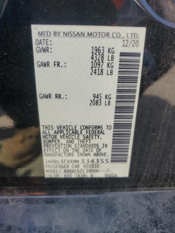 2021 NISSAN ALTIMA SR - 1N4BL4CVXMN334355