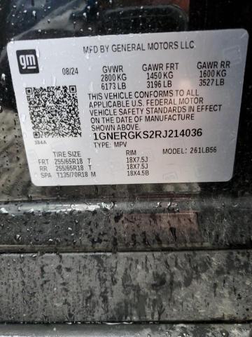 2024 CHEVROLET TRAVERSE L - 1GNERGKS2RJ214036