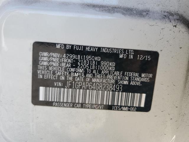 2016 SUBARU IMPREZA SP JF1GPAP64G8238493