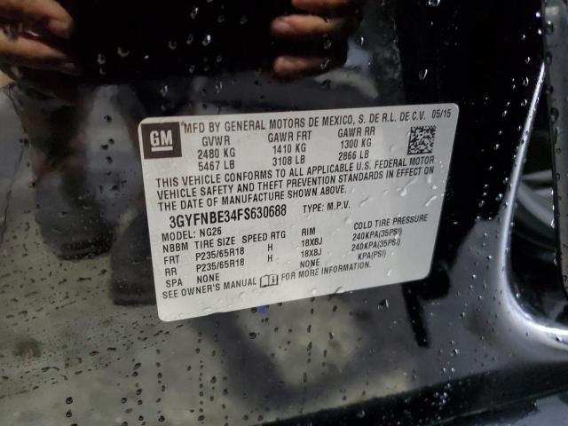 2015 CADILLAC SRX LUXURY - 3GYFNBE34FS630688