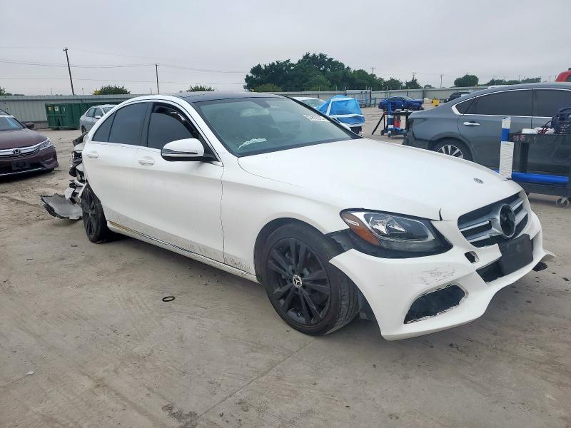 Vin: wddwf4jb0jr327307, lot: 57812315, mercedes-benz c-class 300 20184