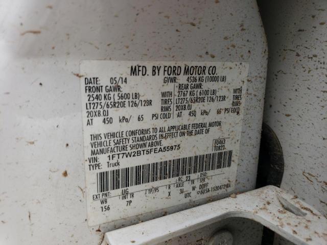 2015 FORD F250 SUPER - 1FT7W2BT5FEA55975