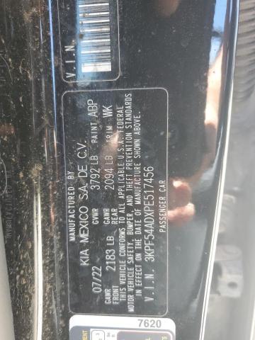 2023 KIA FORTE GT LINE 3KPF54ADXPE517456