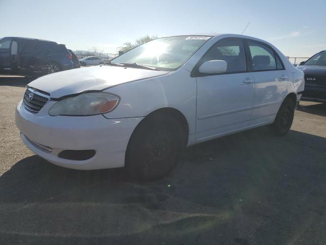 TOYOTA COROLLA CE 2007 white  gas 1NXBR32E17Z839498 photo #1
