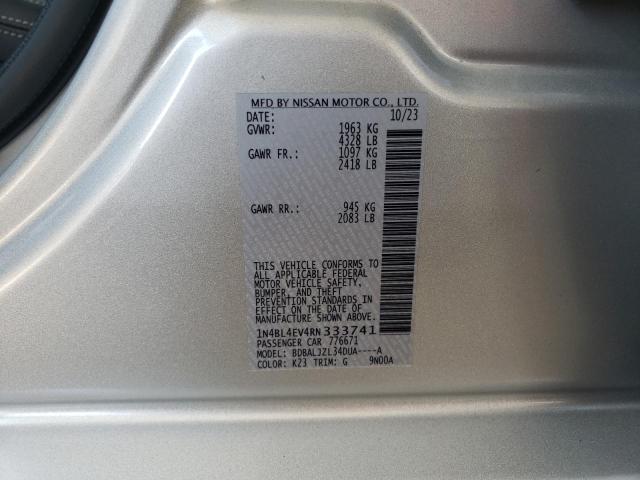 2024 NISSAN ALTIMA SL - 1N4BL4EV4RN333741