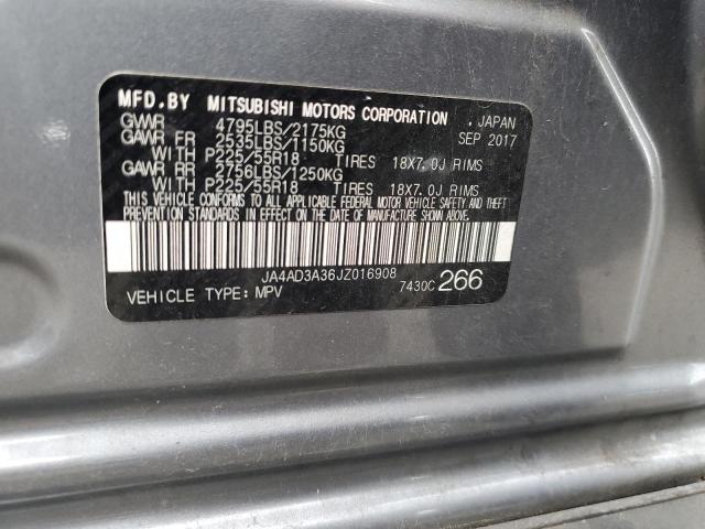 2018 MITSUBISHI OUTLANDER - JA4AD3A36JZ016908