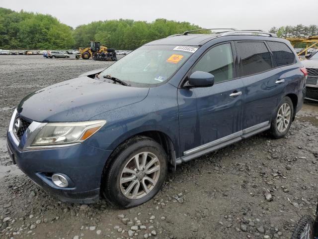 NISSAN PATHFINDER 2013 blue  gas 5N1AR2MM0DC617661 photo #1