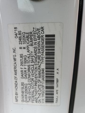 2018 HONDA ACCORD HYB 1HGCV3F17JA003846