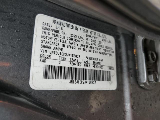 2018 NISSAN ROGUE SPOR - JN1BJ1CP2JW156837