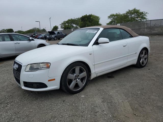 AUDI A4 2.0T CA 2009 white  gas WAUAF48H89K006647 photo #1