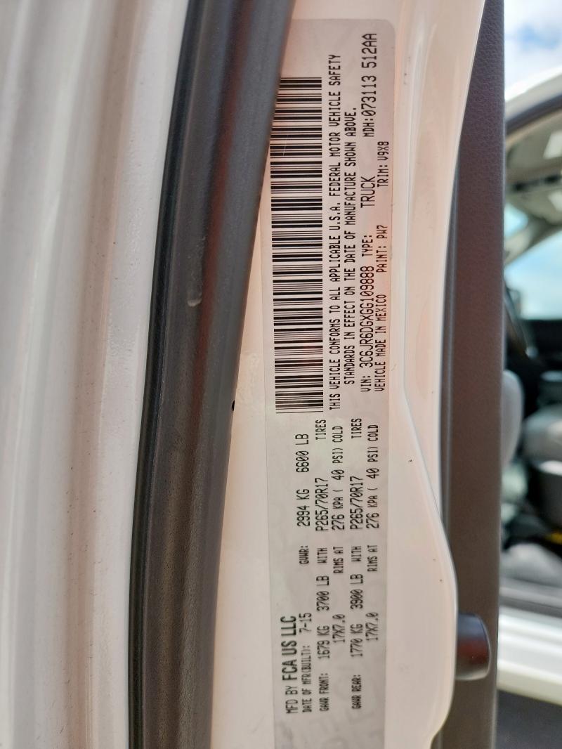 2016 RAM 1500 ST - 3C6JR6DGXGG109888