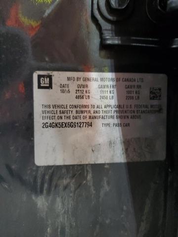 2016 BUICK REGAL 2G4GK5EX6G9127794