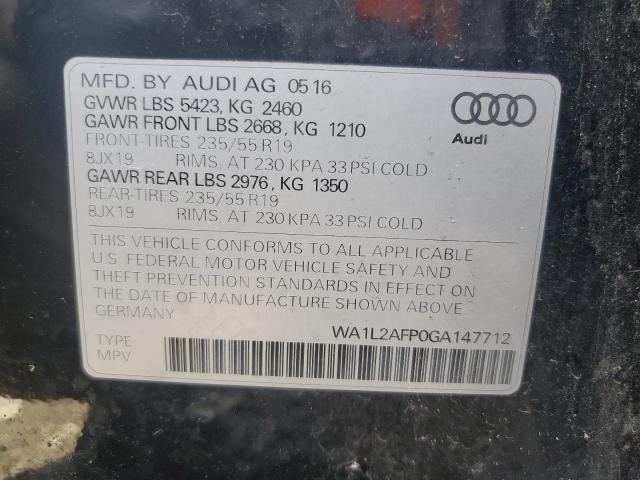 2016 AUDI Q5 PREMIUM - WA1L2AFP0GA147712