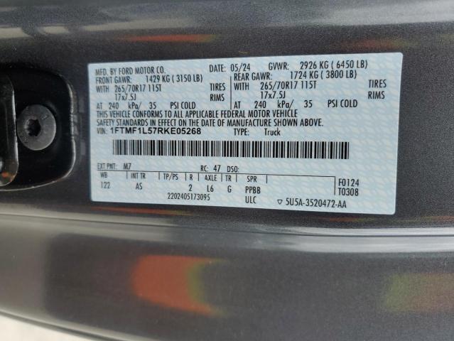 2024 FORD F150 XL 1FTMF1L57RKE05268