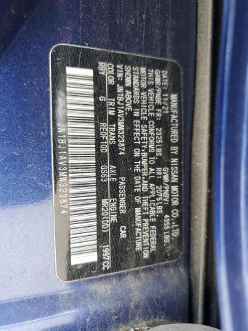 2021 NISSAN ROGUE SPOR - JN1BJ1AV3MW323874