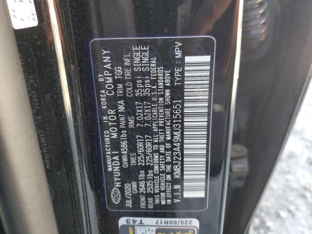 2021 HYUNDAI TUCSON SE - KM8J23A49MU315651