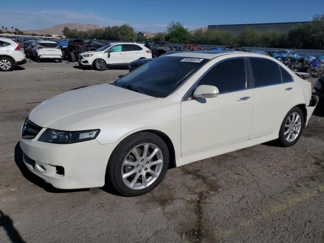 ACURA TSX 2007 white sedan 4d gas JH4CL96997C005011 photo #1